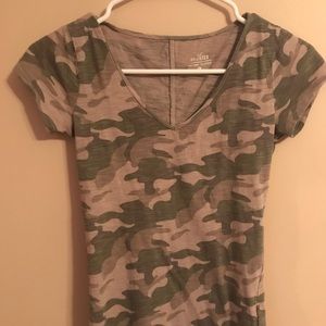 Camo short sleeve shirt
